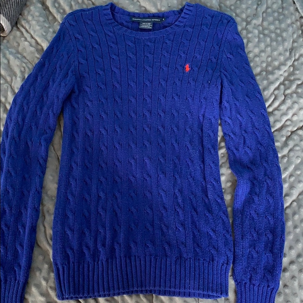 Royal Blue M Ralph Lauren sport sweater